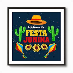 Fiesta Junina, Cinco de mayo wall art, cinco de mayo free, cinco de mayo meaning, cinco de mayo, day of the dead, cinco de mayo restaurant, cinco de mayo in english, cinco de mayo menu, cinco de mayo colors, cinco de mayo day of the dead date, Art Print