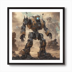 Robots Are Taking Over The World Art Print