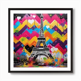 Paris Eiffel Tower 12 Art Print