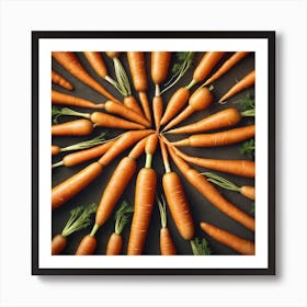 Carrots In A Circle 21 Art Print