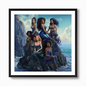 La Isla de las Sirenas Mystiara Art Print