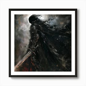 Knight Of Darkness Art Print
