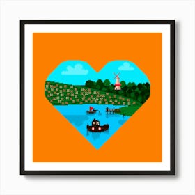 Heart Of England Art Print