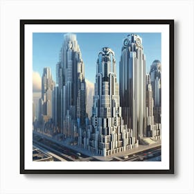 Futuristic Cityscape 26 Art Print