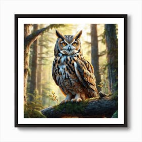 Great Horned Owl 7 Art Print