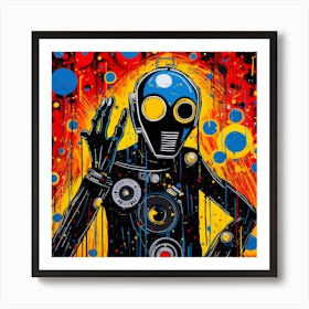 Robot 16 Art Print