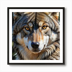 Wolf Portrait Art Print