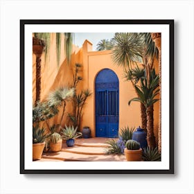 Cactus Garden In Morocco Art Print