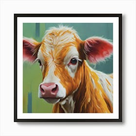 Cute Calf 6 Art Print