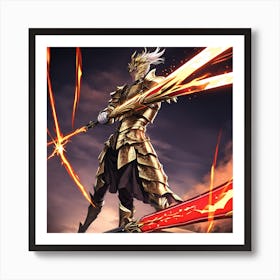 Hero Of Legend Art Print