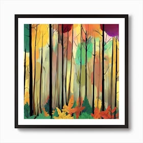 Autumn Forest Art Print