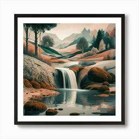 Waterfall Art Print