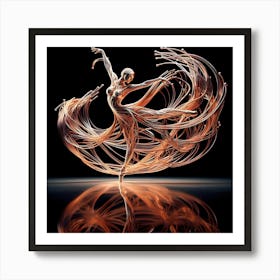 Abstract Dancer Art Print