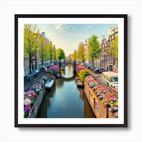 Amsterdam Canal 2 Art Print