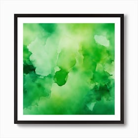 Abstract Minimalist Painting That Represents Duality, Mix Between Watercolor And Oil Paint, In Shade (16) Art Print