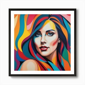 Portrait Of A Woman 1 Art Print