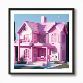 Barbie Dream House (378) Art Print
