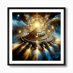 Spaceship 10 Art Print