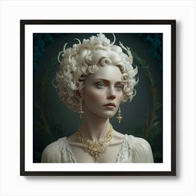 Portrait Of A Woman Art Print