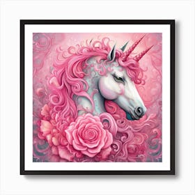 Gorgeous Unicorn 1 Art Print