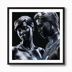 Couple In Love Art Print