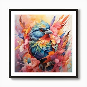 Colorful Bird 1 Art Print
