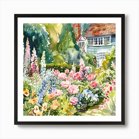 Garden In Bloom Art Print