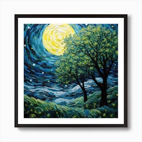 Starry Night 1 Art Print