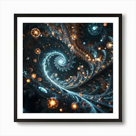 In The Middle Of A Fractal Universe 5 Art Print