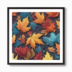 Autumn Leaves Art Print