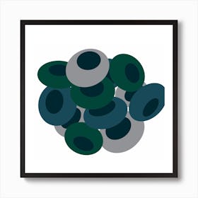 Blue Blood Cells Art Print