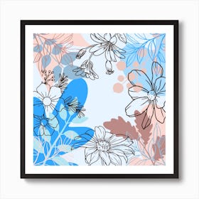 Floral Pattern 2 Art Print