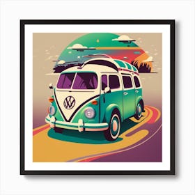 VW Bus Art Print