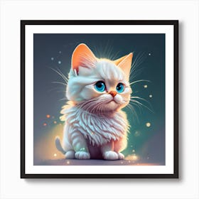 Cute Kitten 2 Art Print