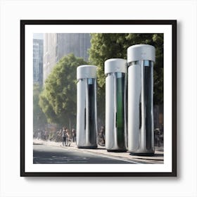 Imagine A Future Where The Air We Breathe Is Clean And Fresh, Thanks To A Revolutionary Technology That Can Remove Pollutants And Toxins From The Atmosphere 3 Art Print