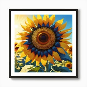 Sunflower 21 Art Print