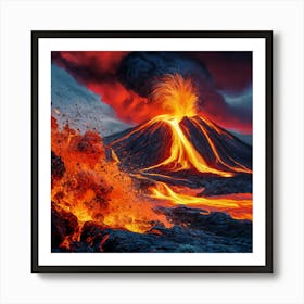 Inferno S Embrace Art Print