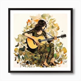 Acoustic Guitar 5 Art Print