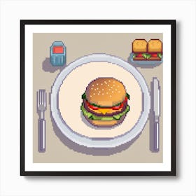 Pixel Art 26 Art Print