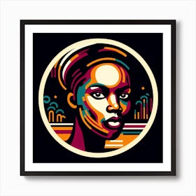 African Woman 7 Art Print