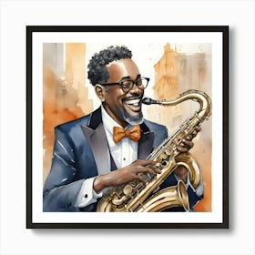 Jazz Musician 4 Art Print