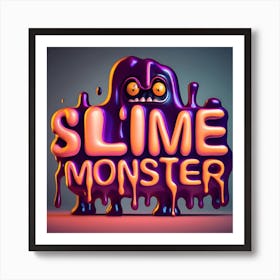 Slim Monster Art Print