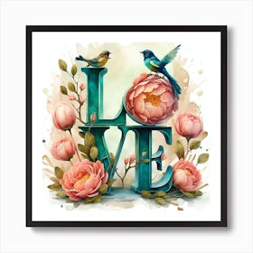 Love Birds Poster