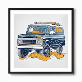 vintage car Art Print