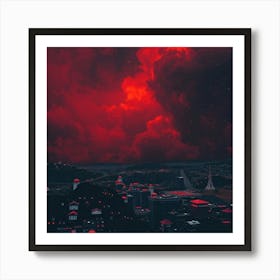 Red Sky 1 Art Print