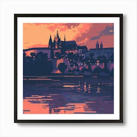 A Prague Castle Lofi Illustration 1720468189 2 Poster