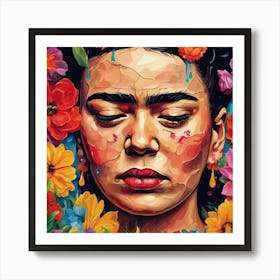 Frida Kahlo 129 Art Print