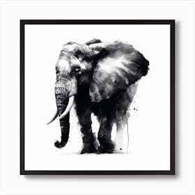 Elephant Canvas Print 2 Art Print