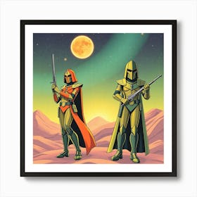 Star Wars The Mandalorian Art Print