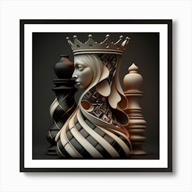 Chess Pieces Art Print